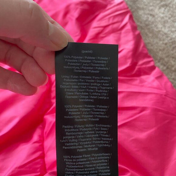 Only reversible pink puffer vest - (size L) - Picture 10 of 12